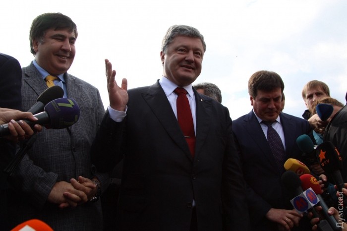 Саакашвили и Порошенко