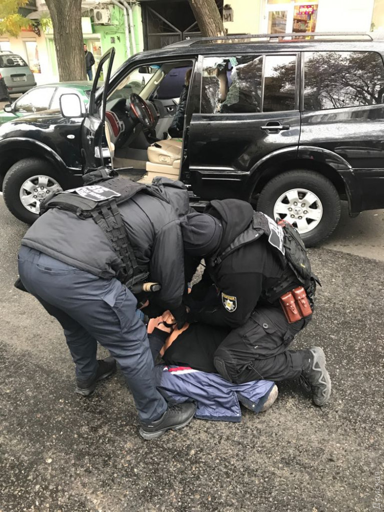 Кисенко задержали на углу Пушкинской и Успенской