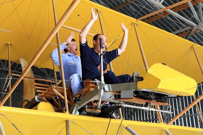 Французские летчики впали в легкий шок, увидев Фарман Константина Оборина