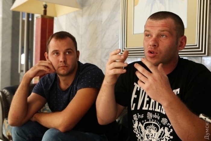 Денис Кохан и Александр Лукьянов. Фото thenational.ae