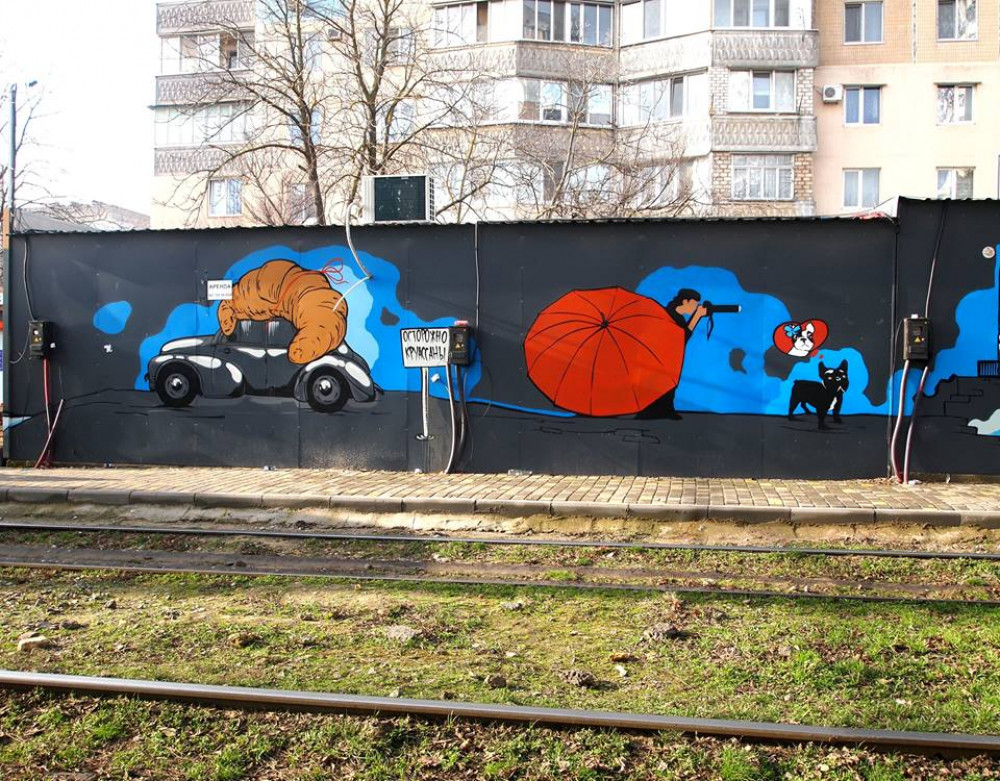 Красивая Одесса: километровый торговый ряд на Поскоте украсили художники фото 3