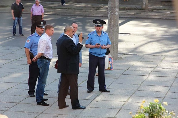 Начальники областной и городской милиции