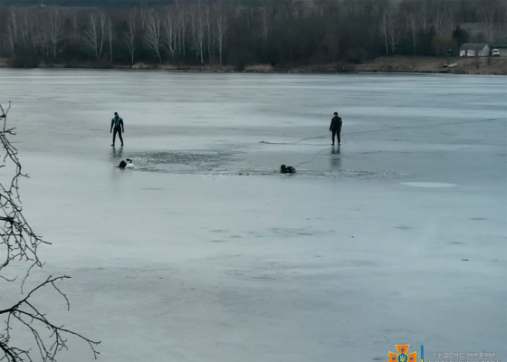 В Одесской области рыбак провалился под лед и утонул (фото)