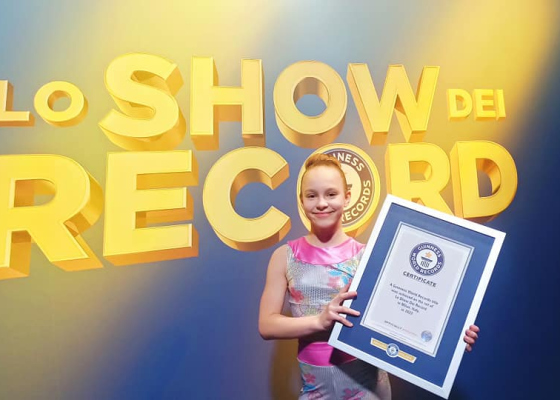 Гимнастка из Одесской области стала мировой рекордсменкой